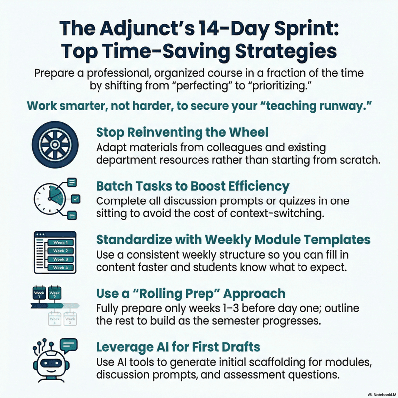 Adjunct Professor Course Prep: A Complete Checklist