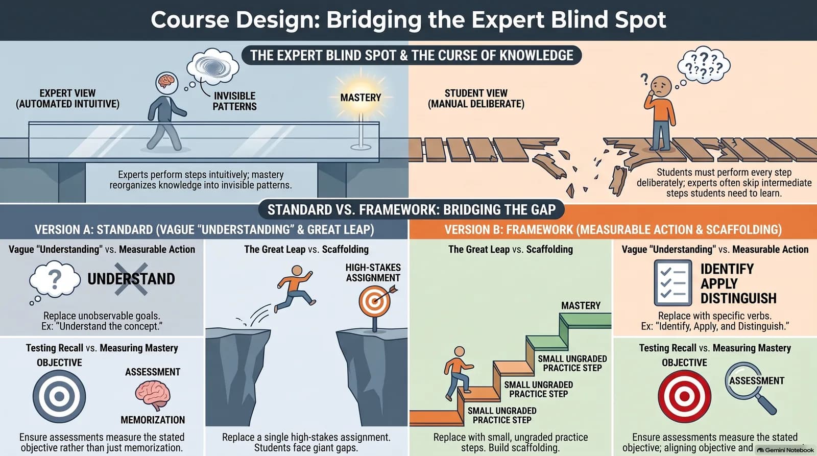 What an Instructional Design Framework Actually Changes: A Side-by-Side Look at One Module