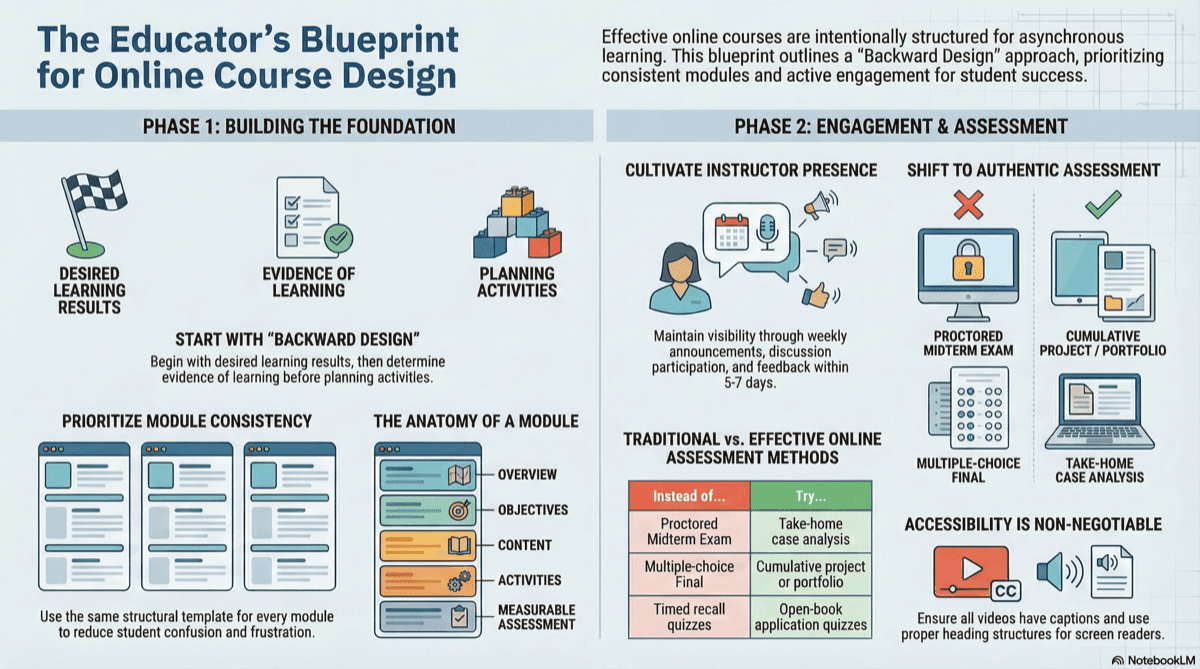 Online Course Design: A Step-by-Step Guide for Educators
