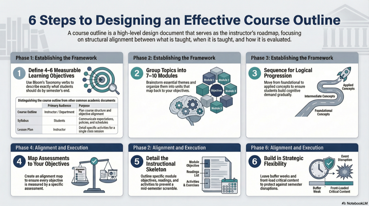 How to Create a Course Outline in Higher Education