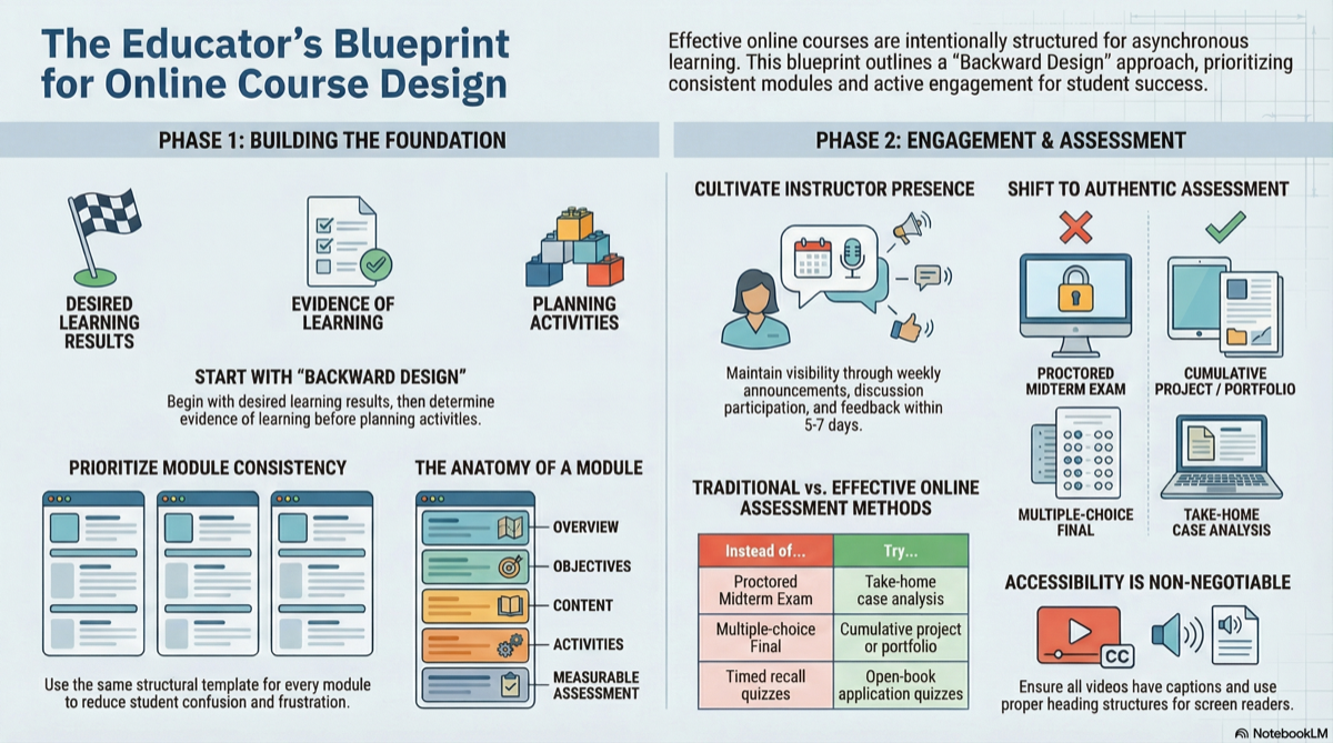 Online Course Design: A Step-by-Step Guide for Educators